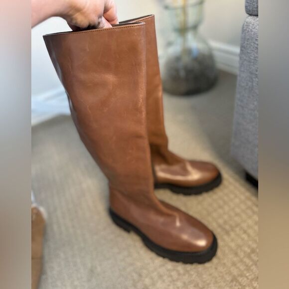 NWT- Seychelles Meet Me Halfway Knee High Riding Boot in Brown Size 6.5 - Picture 7 of 8